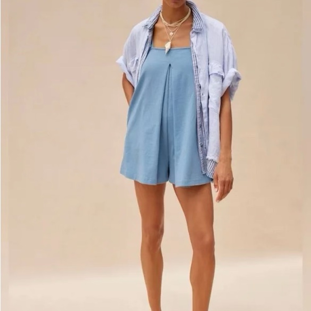 Free People Blue romper